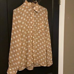 Polka Dot Button Down